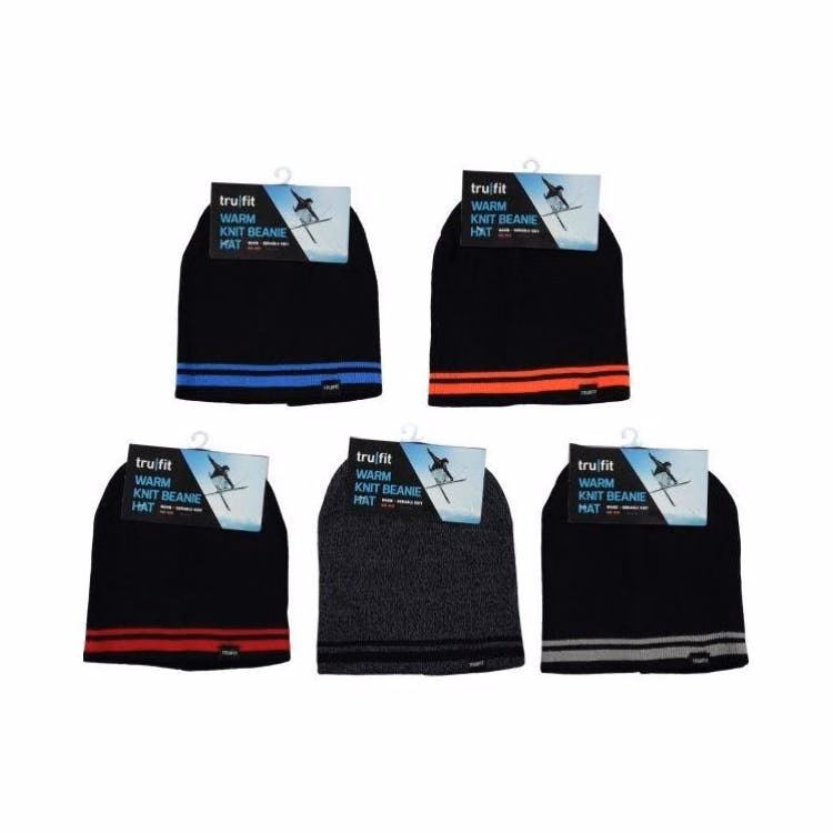 Adult Knit Beanies - Black