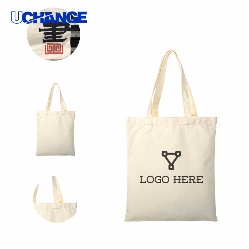 Durable Eco Canvas Tote Bag with Long Handles