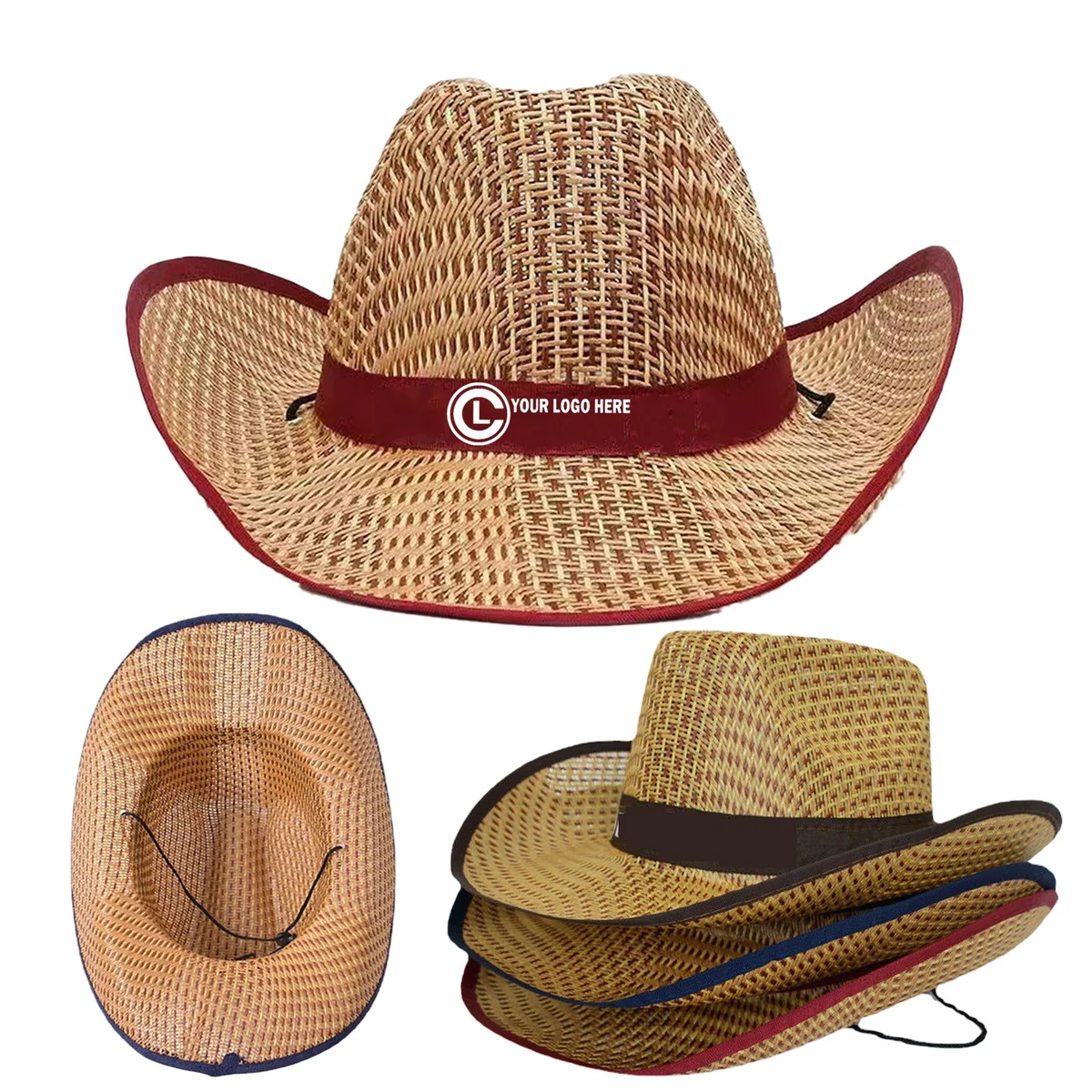Unisex Travel Panama Cowboy Straw Hat 1