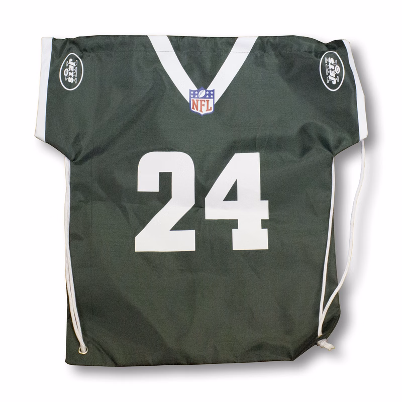 Jersey Football Shape Drawstring Backpack
