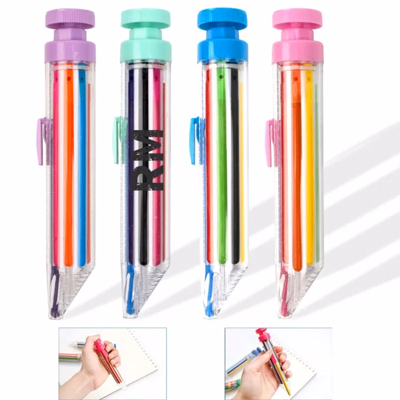 8 Color Push-Up Crayons