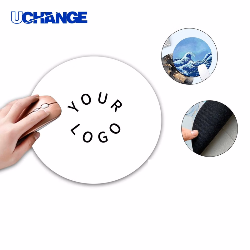 Rubber Mouse Pad Mat Round Shape