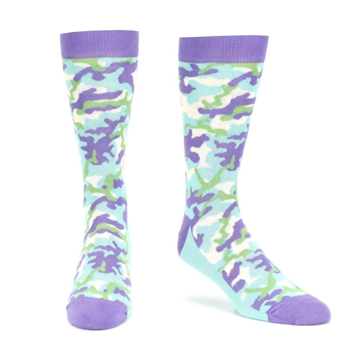 Below the calf custom knit woolen crew socks, 168 needle 1