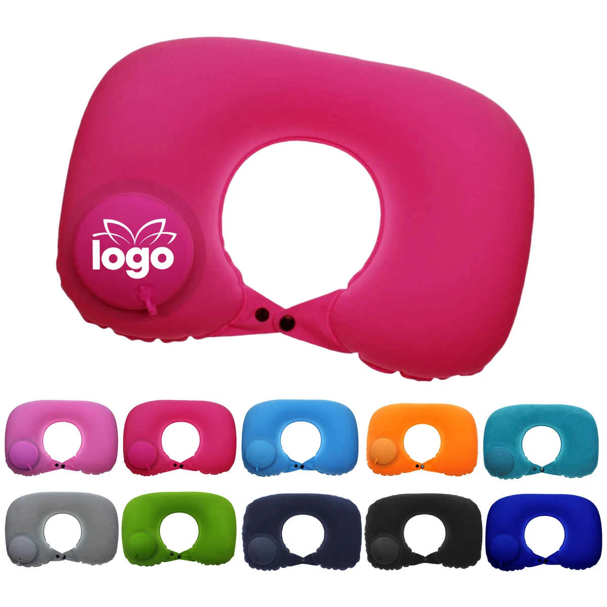 Foldable & Storable Inflatable U-Shaped Pillow 1