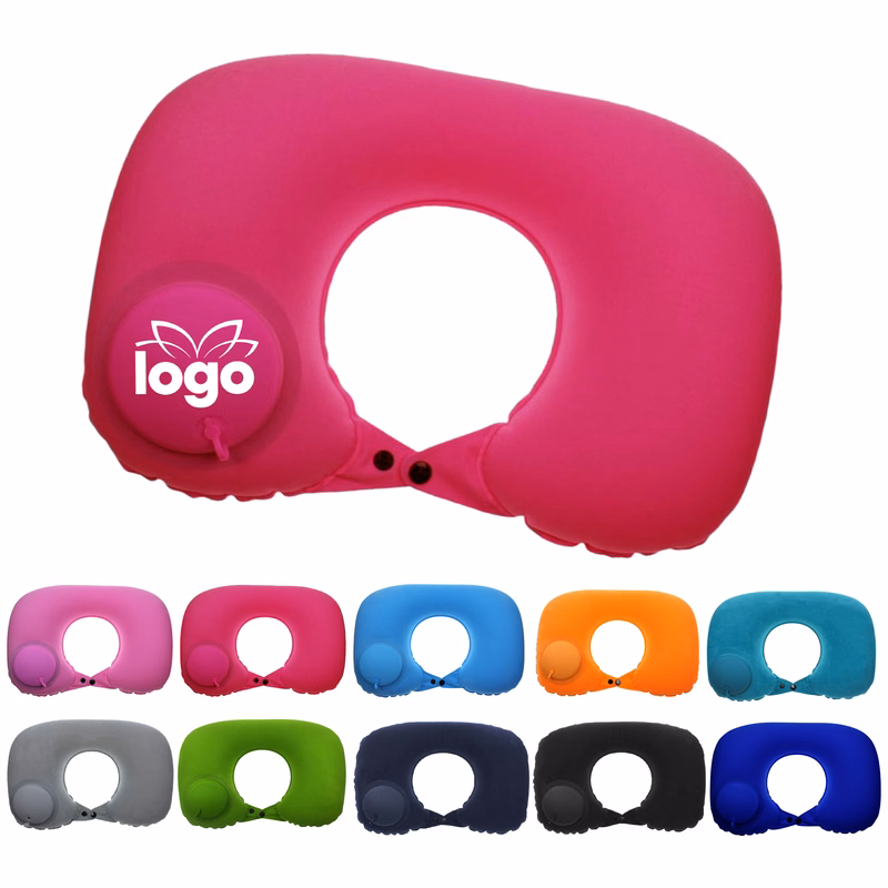 Foldable & Storable Inflatable U-Shaped Pillow