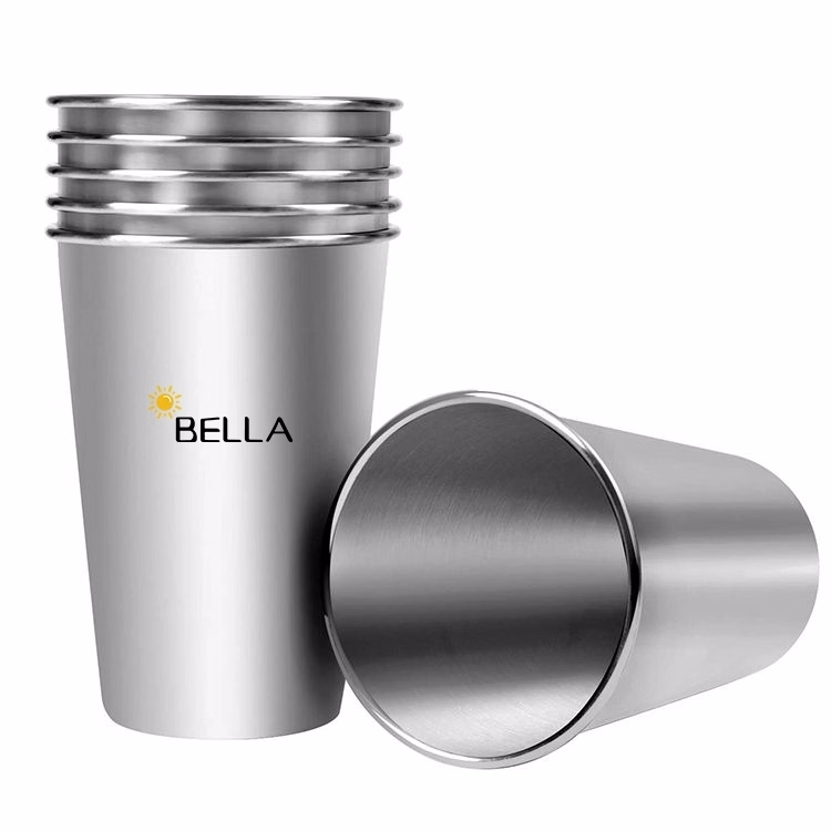 16 Oz Reusable Stainless Steel Cup