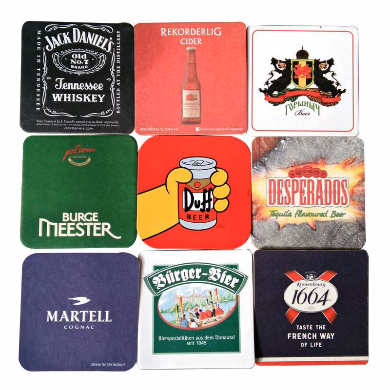 Custom Square Absorbent Cork Coasters