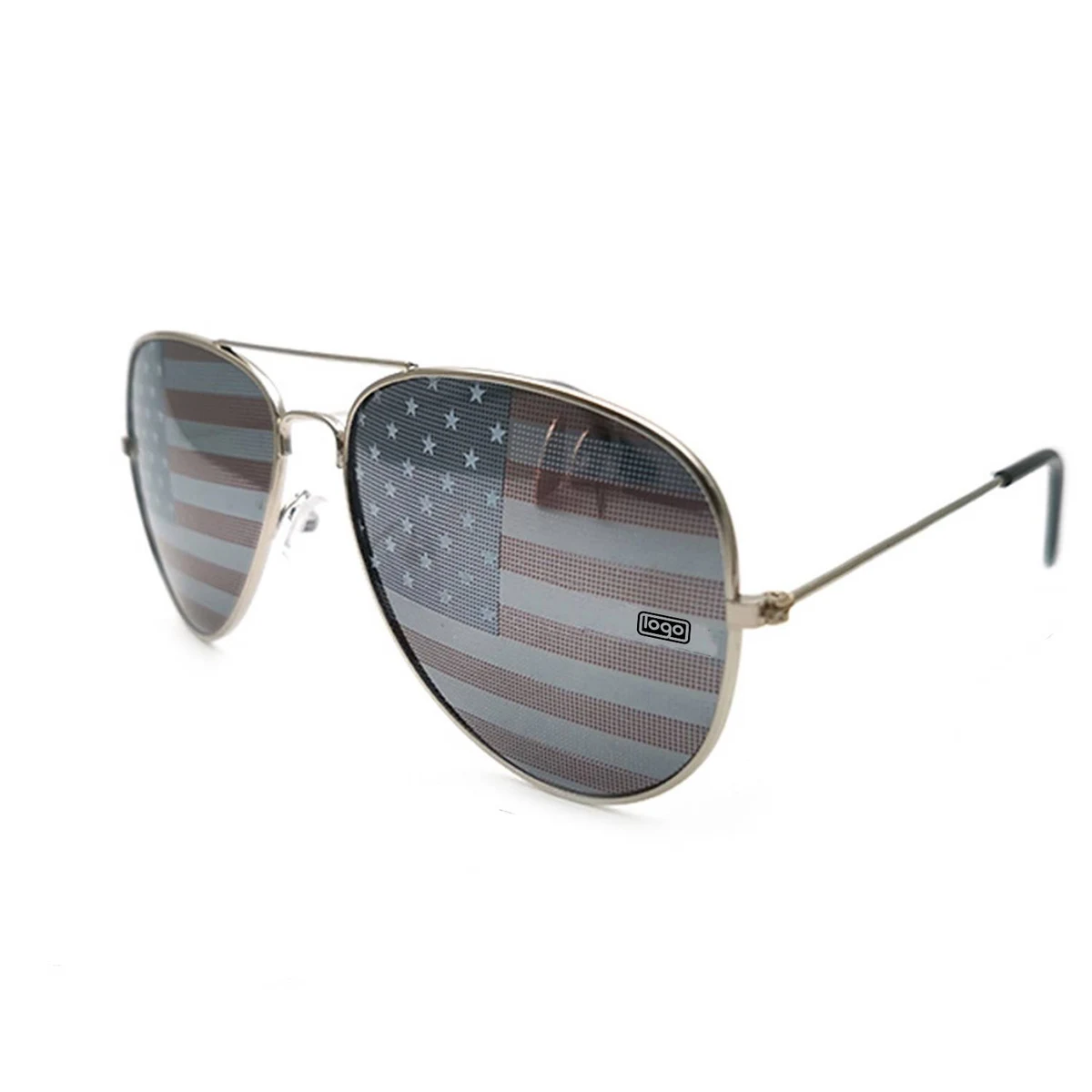 American Flag Metal Sunglasses 1