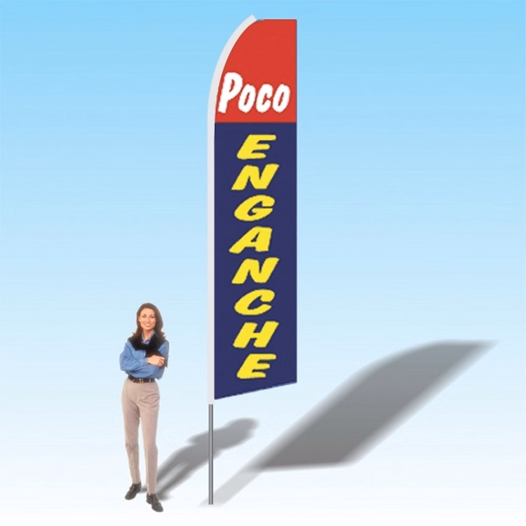 Little Downpayment RedBlue Advertising Banner Flag
