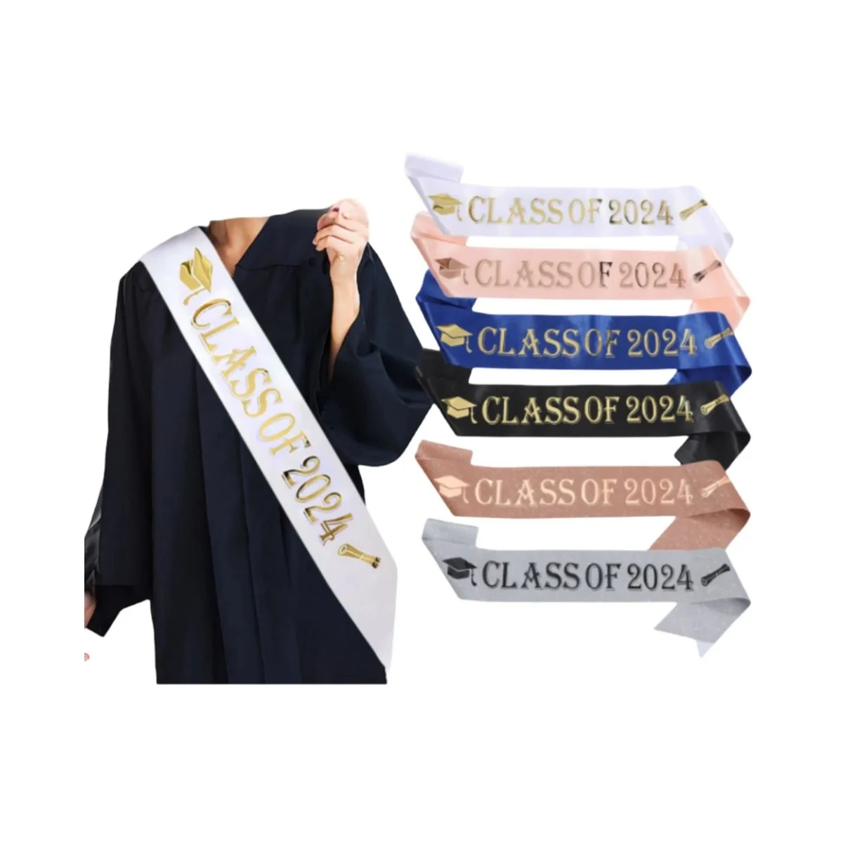 Custom Satin Commemoration Sashes 1