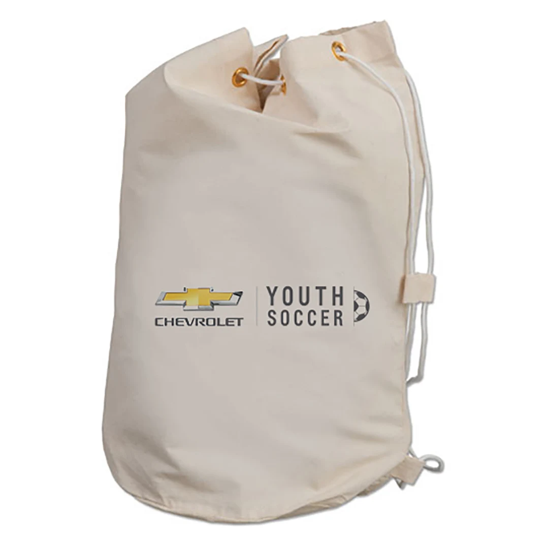 Cotton Drawstring Barrel Bag 1