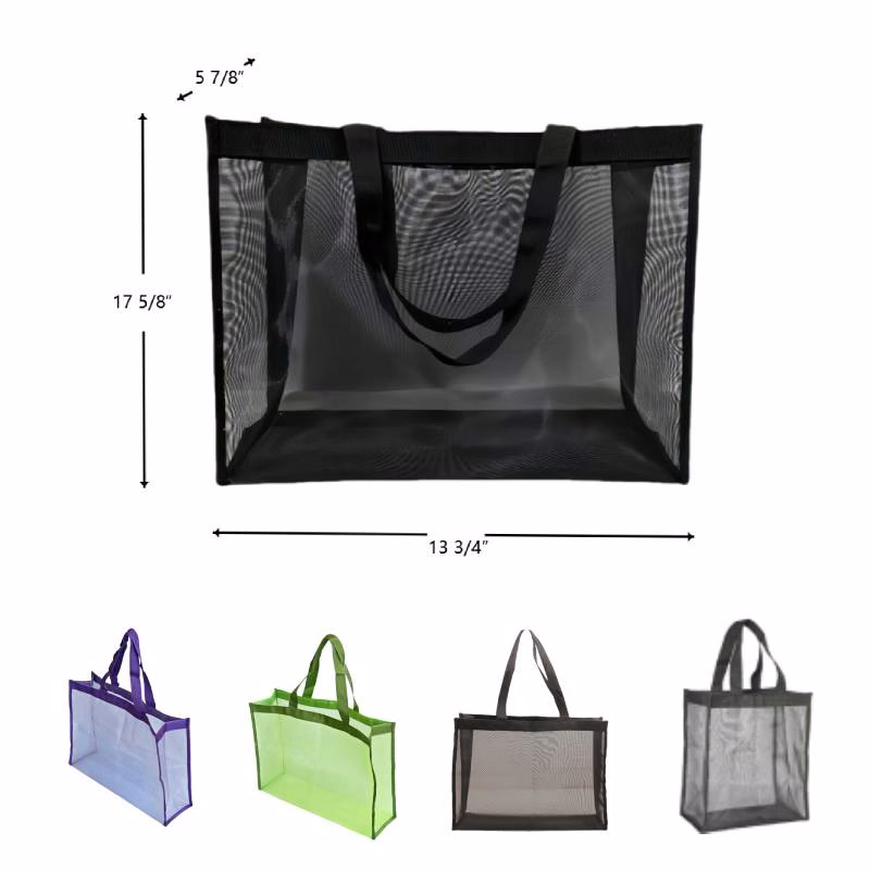 Sheer Mesh Tote Bag