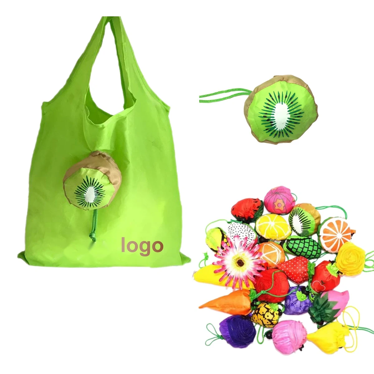 Fruit Shape Shopping Bag, custom tote bag with logo imprint 1