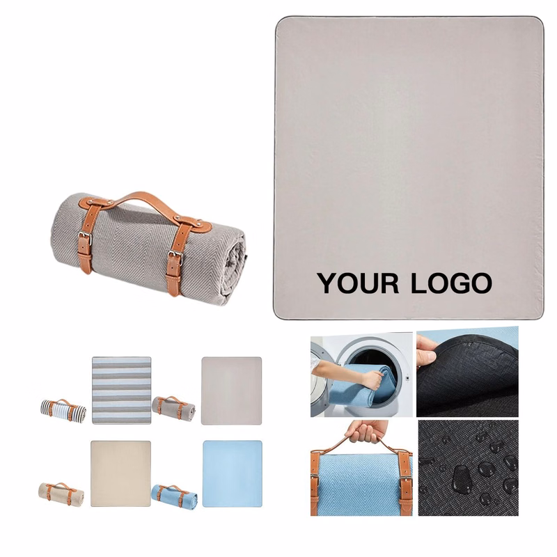 Portable Foldable Picnic Mat with Carry Strap