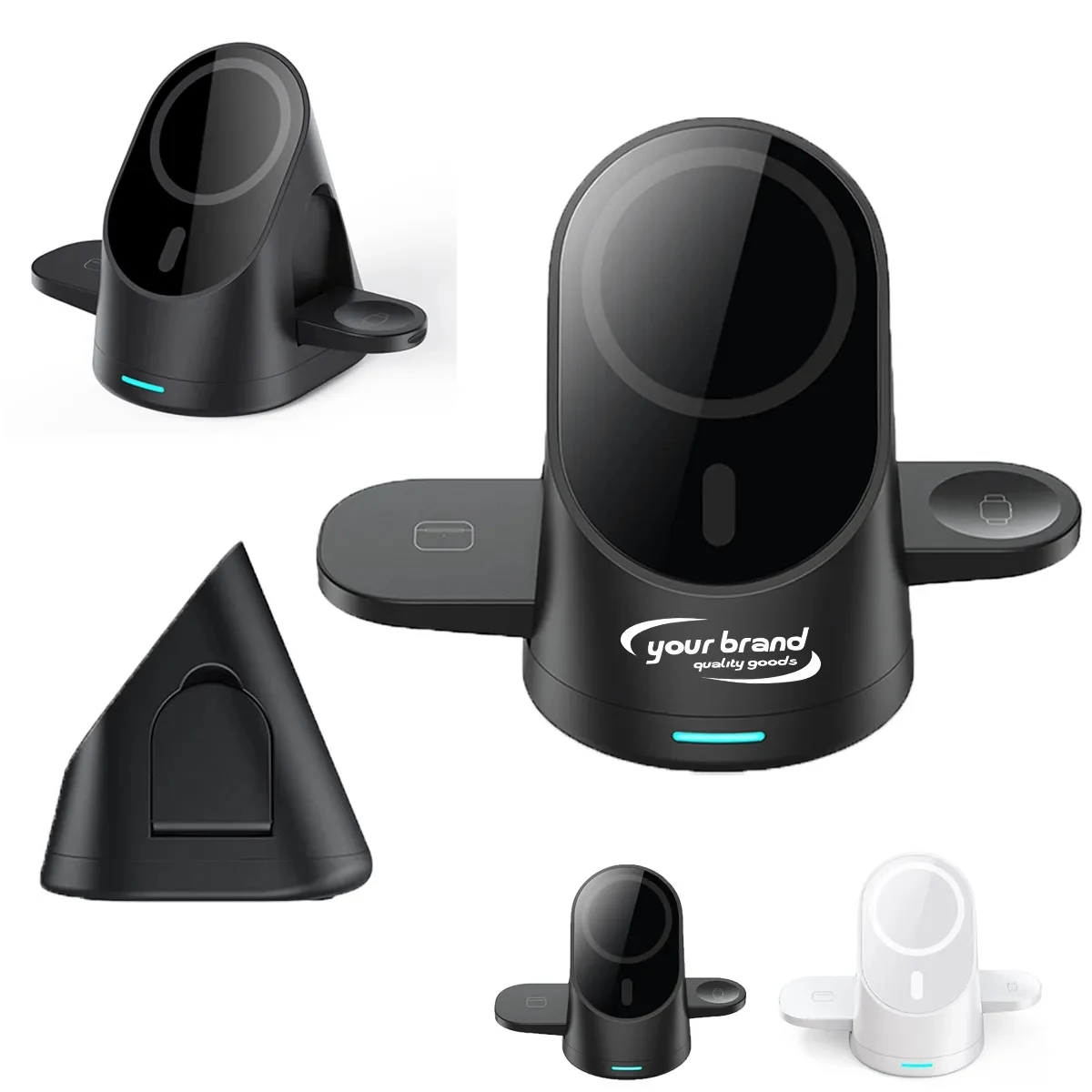 3in1 Wireless Charging Station Multiple Devices Fast Charger 1
