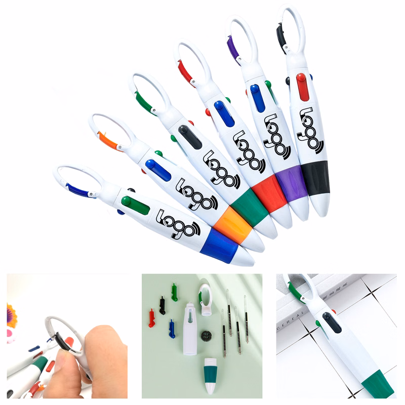 Portable Morandi Color 4-Color Pen for Everyday Use