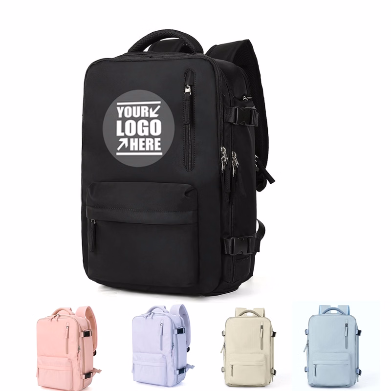 Custom Large USB Charging Port Shoes Compartment Backpack