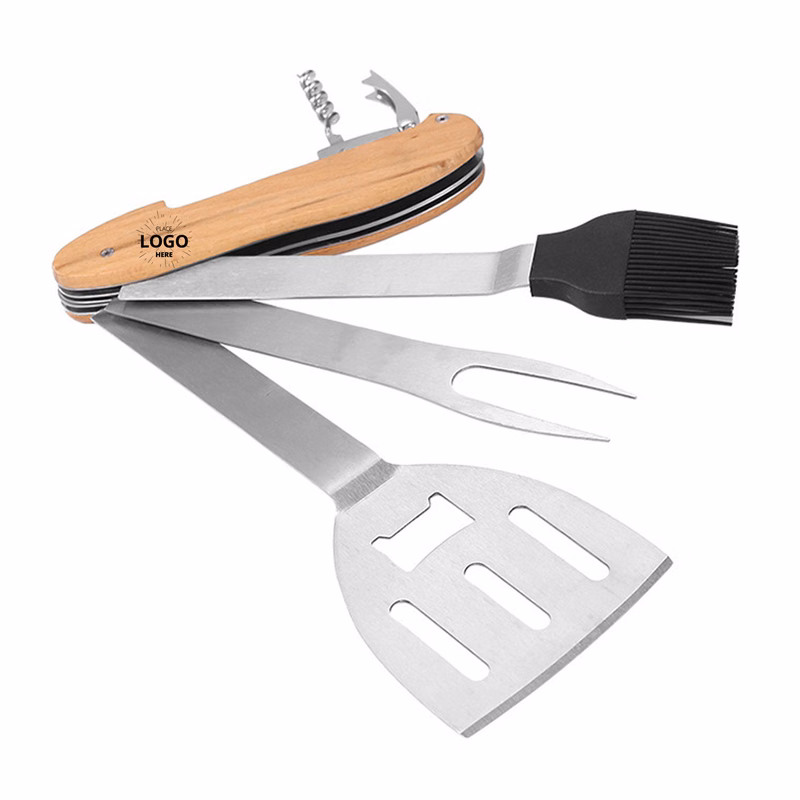 5 in 1 Multi Functional BBQ Tool Set