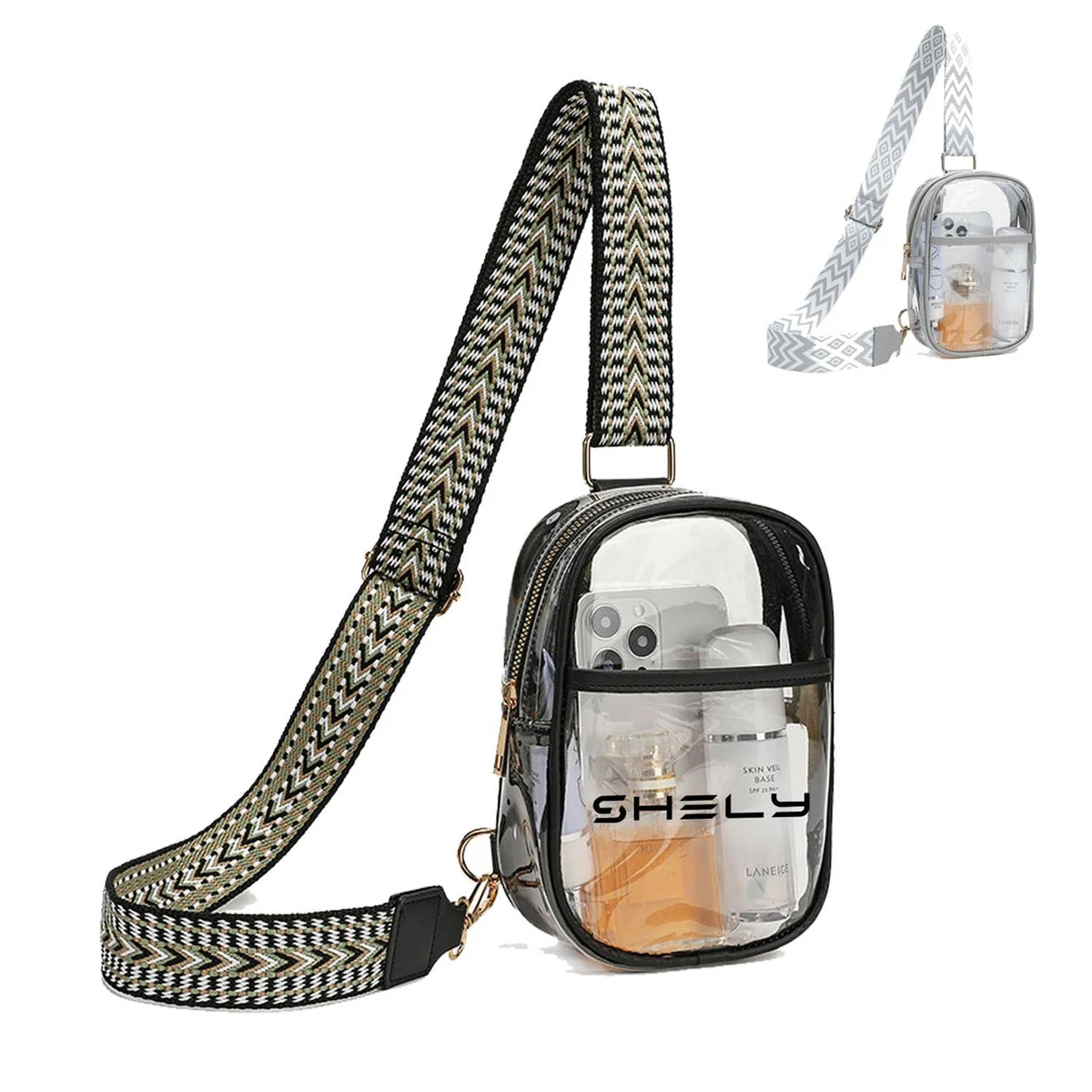 TPU waterproof Outdoor Clear Sling Bag 1