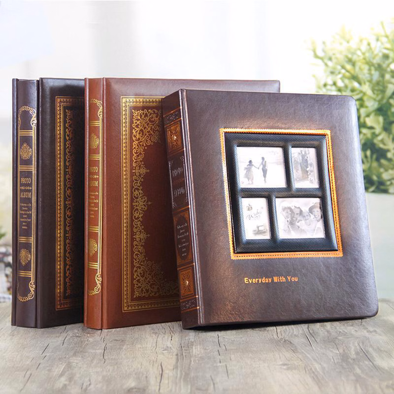 Large Capacity Leather Archival Page Albums