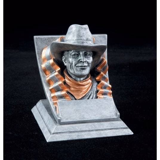 Cowboy Spirit Mascot Resin