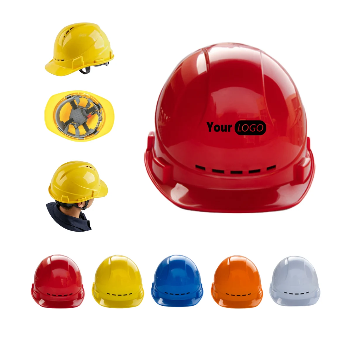 Vented Industrial Safety Helmet 1
