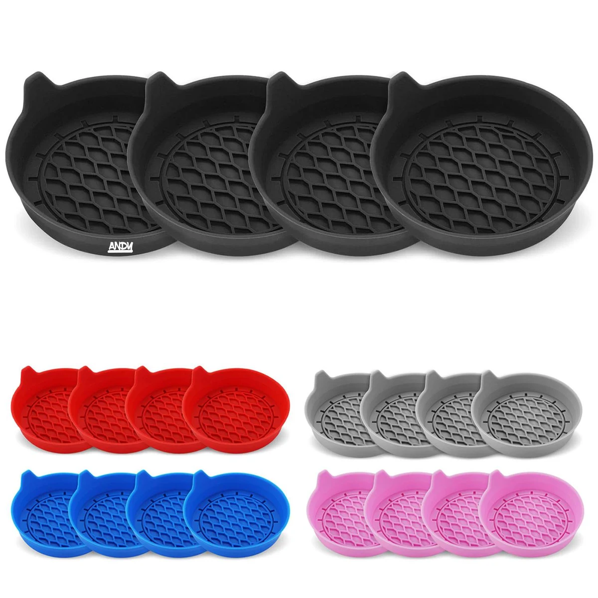 Set of 4 Car Cup Mat 1