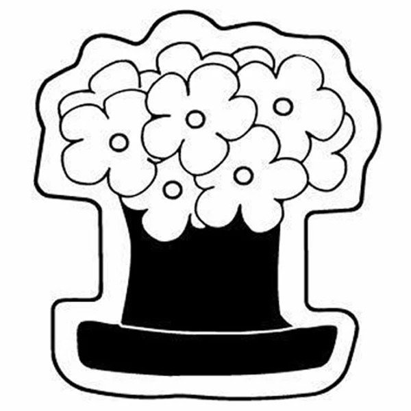 Magnet - Flower Pot - Full Color 1