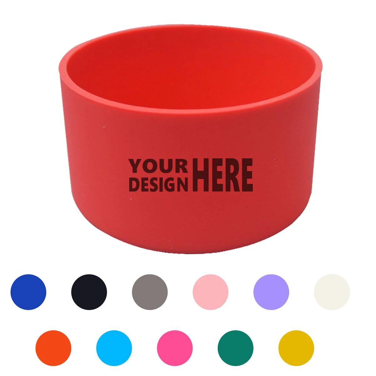 Silicone Non Slip Cup Base Sleeve 7.5Cm 1