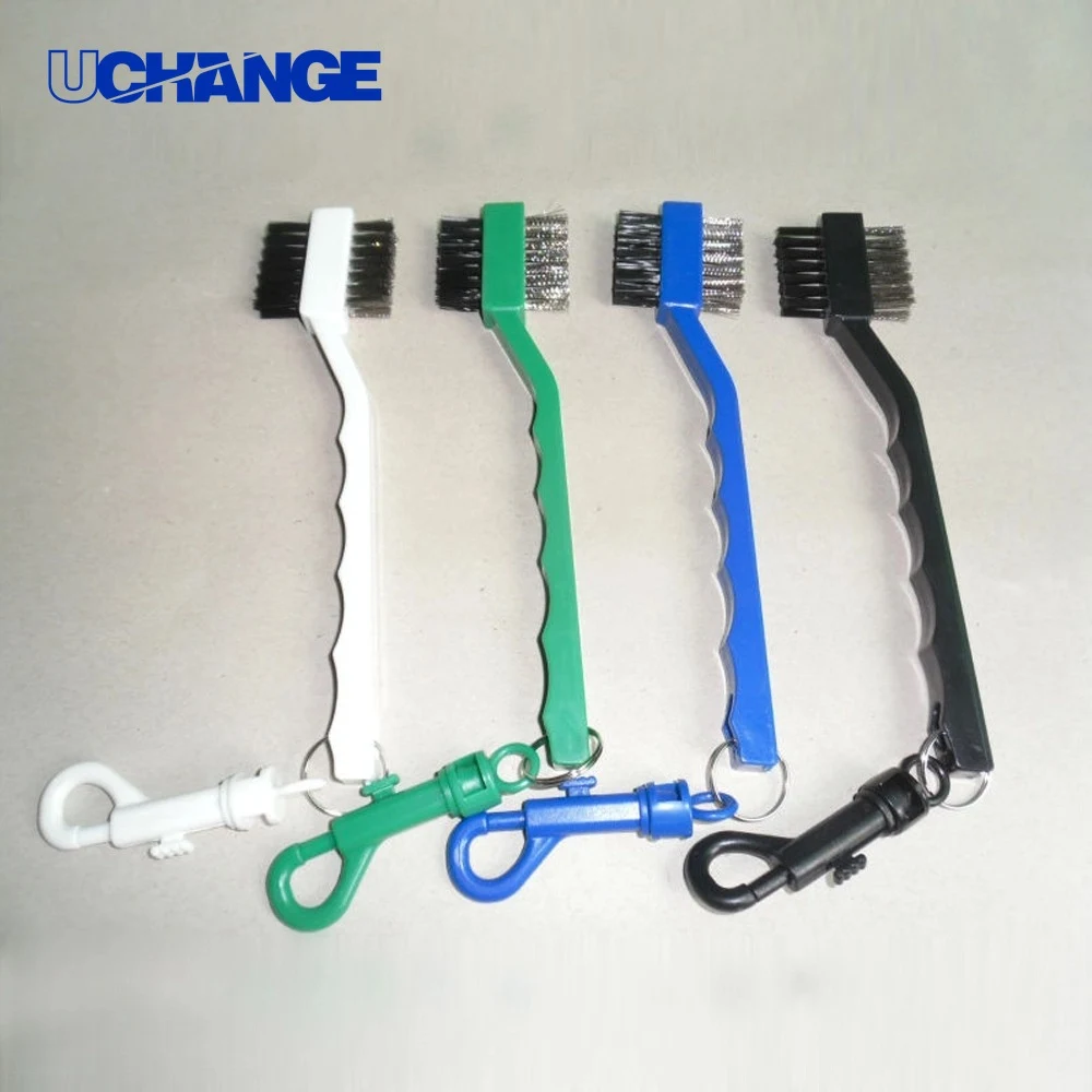 Golf Brush with Carabiner Club Cleaning Accessory 1
