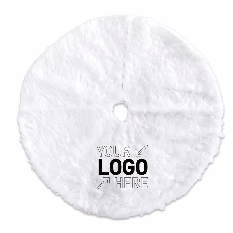 30'' Christmas White Tree Skirt