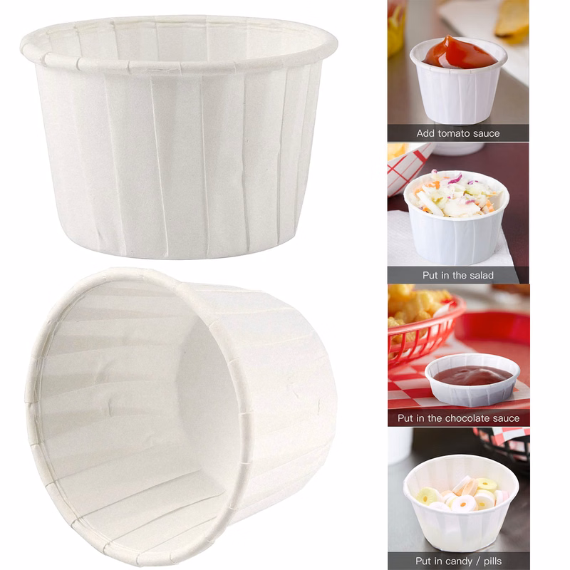 1 oz Disposable Paper Souffle Cup