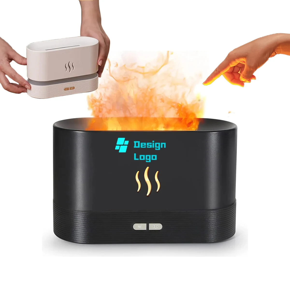 MOQ50 Flame Air Diffuser Volcano Aromatherapy 1