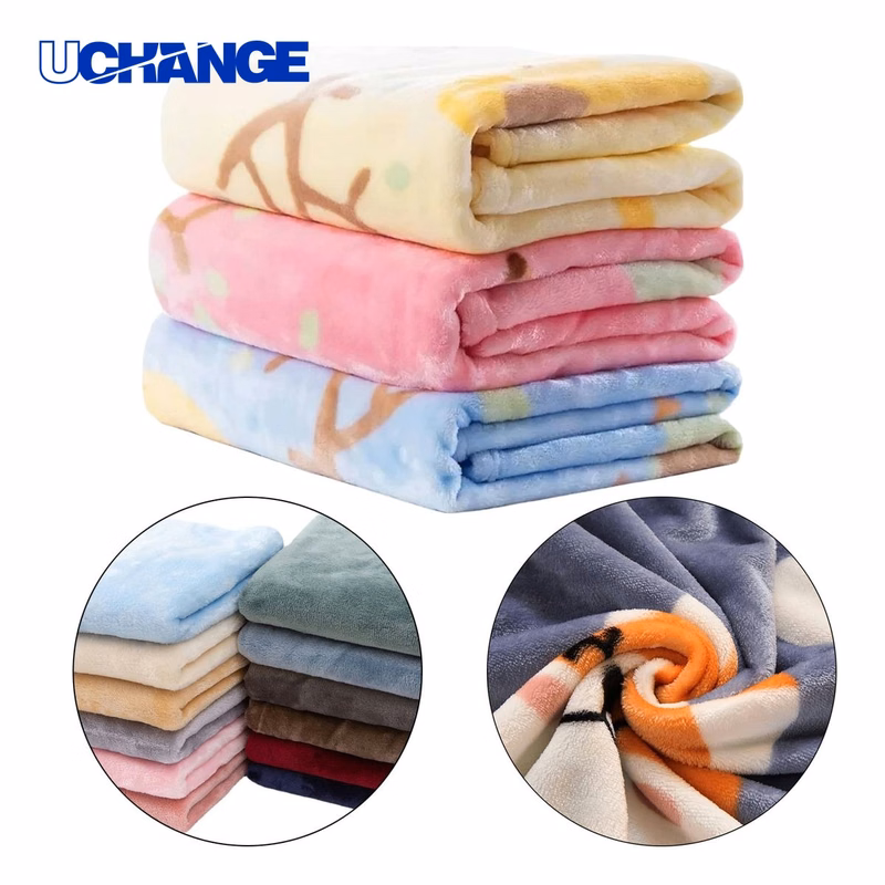 Warm Fleece Throw Blanket Multiple Sizes Available