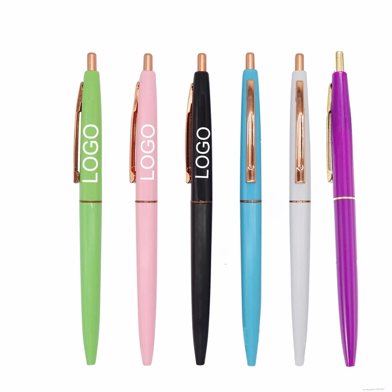 Promotional Gold Click Action Pens