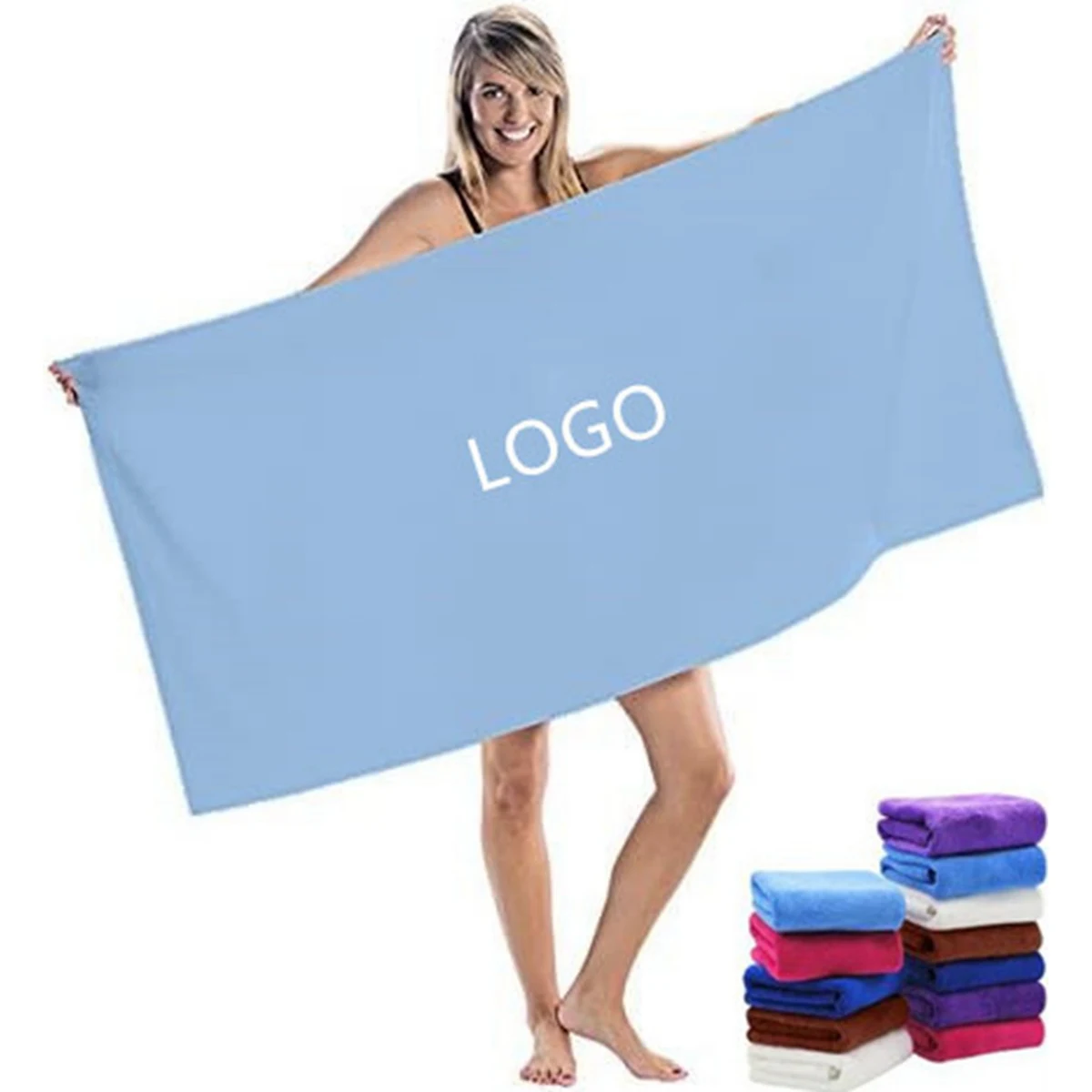 Velour Beach Towel 1