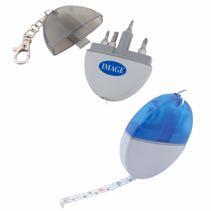 5-in-1 Screwdriver Set w/Tape Measure