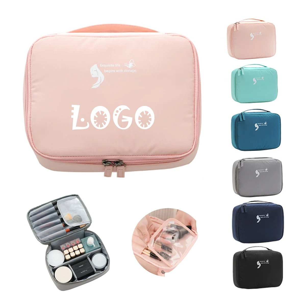 Portable Travel Toiletry Makeup Cosmetic Bag 1