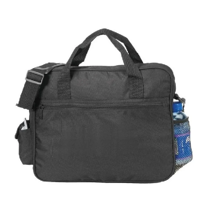 Deluxe Business Portfolio w/Cell Phone Pocket, Bottle Holder 1