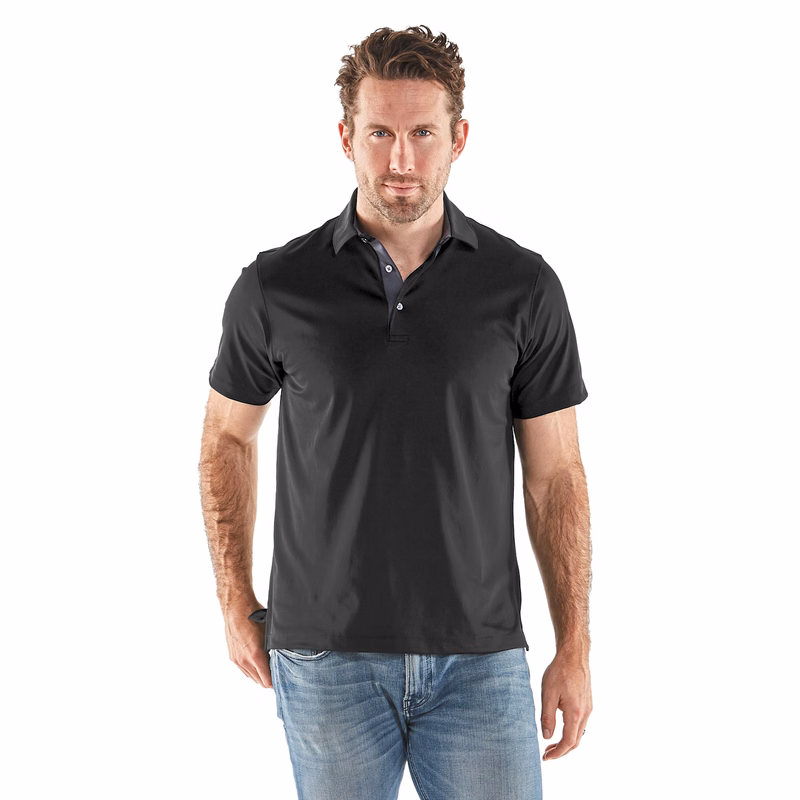 Storm Creek Men's Visionary II Solid Short Sleeve Polo