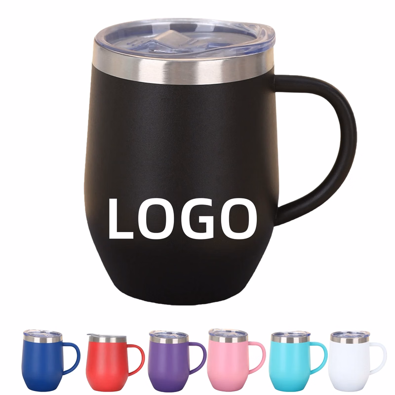 MOQ 12oz Stainless Steel Insulated Coffee Tumbler with Lid