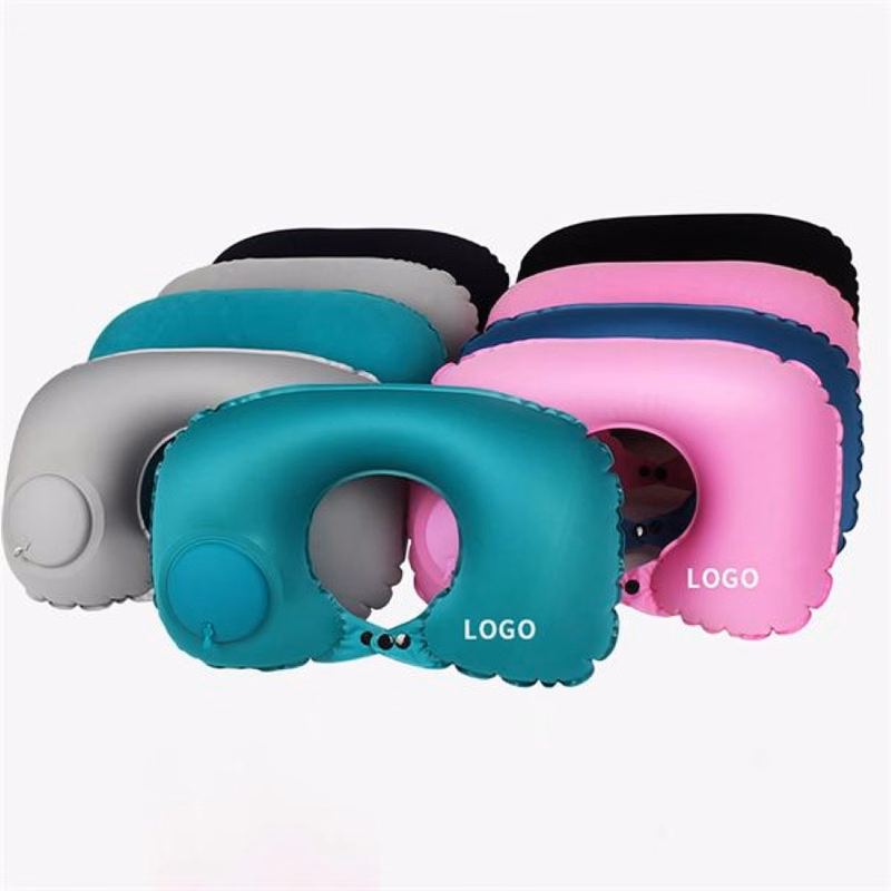 Inflatable U-shaped pillow