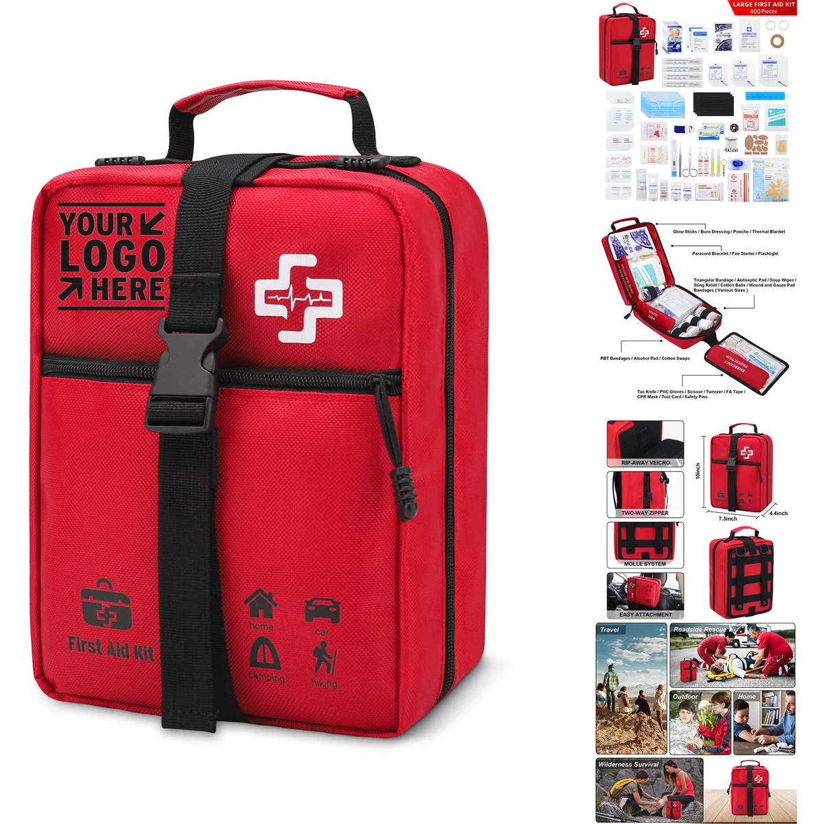 400 Piece Large First Aid Kit 1