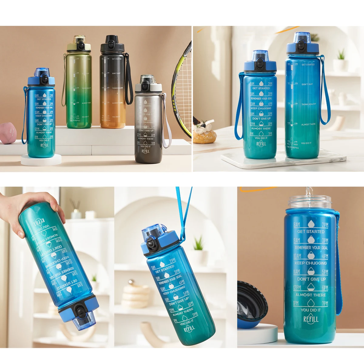 32 oz 24 oz Water Bottle With Measurement 1