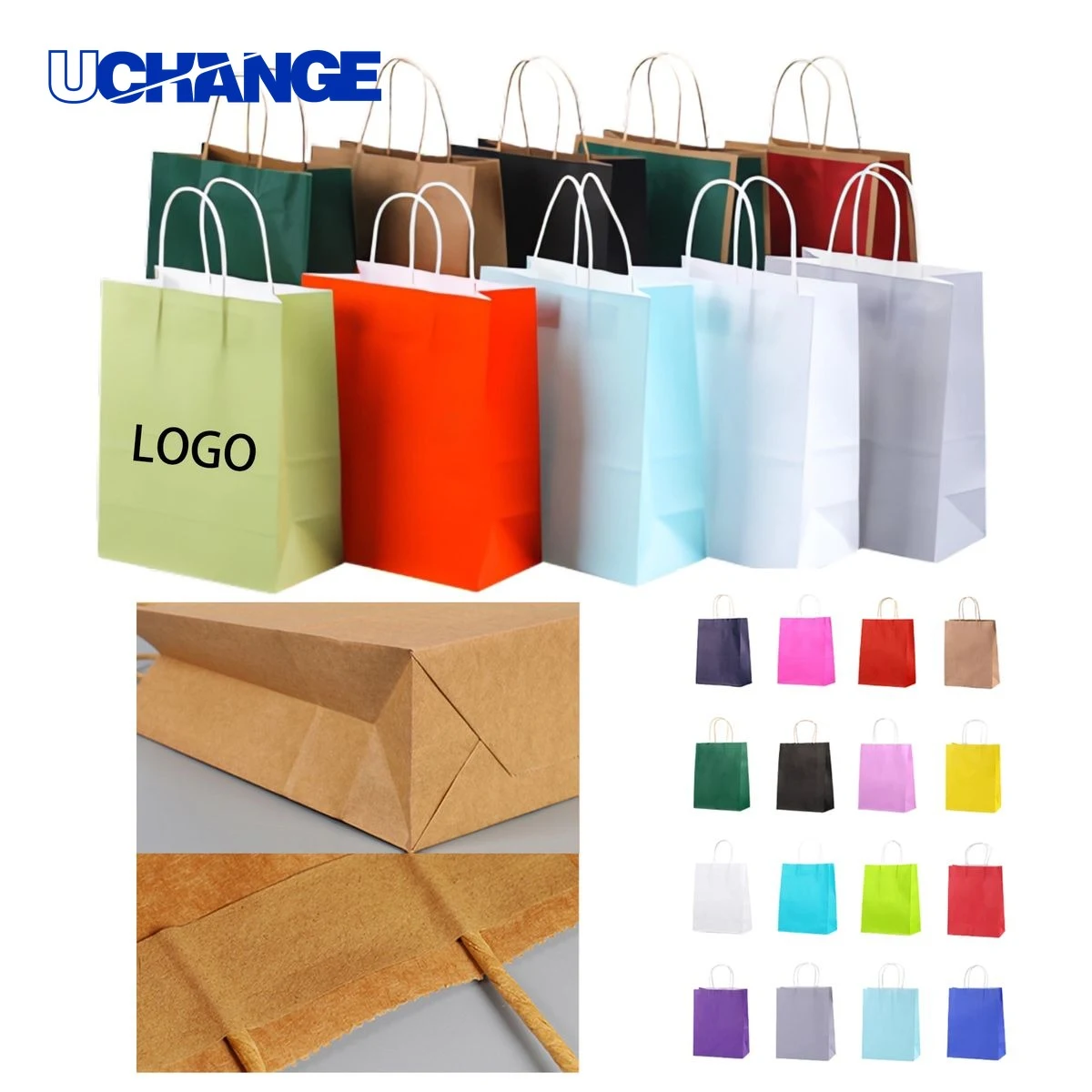 Handled Kraft Gift Bag 1
