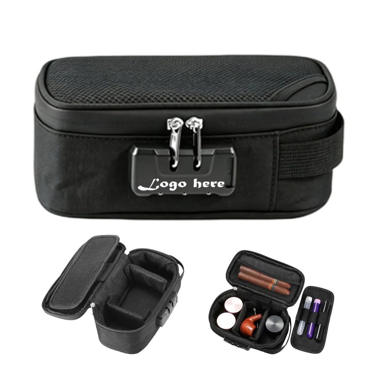 Portable Odor Resistant Storage Bag With Lock 1