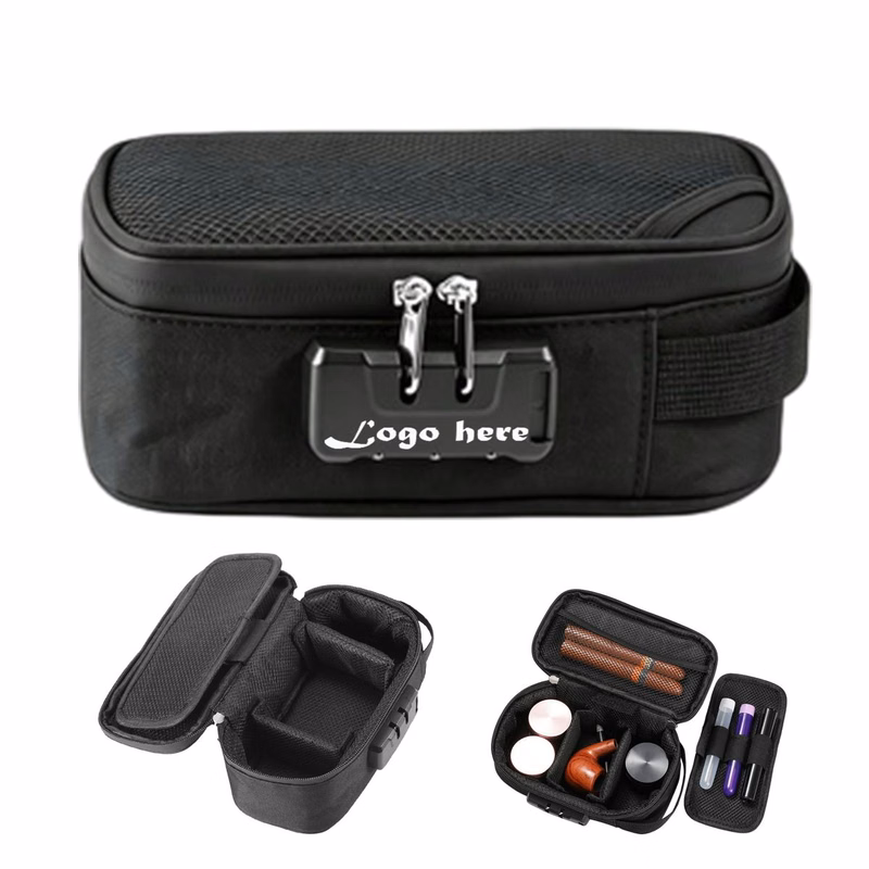 Portable Odor Resistant Storage Bag With Lock