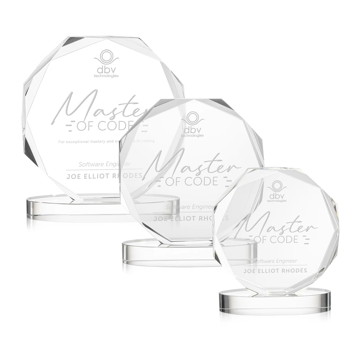 Acadian Award on Alberton Base - Clear 1