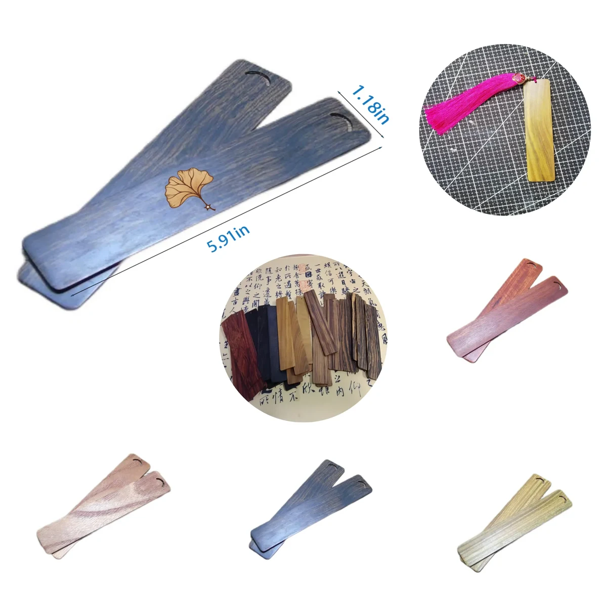 Custom Wooden Bookmarks 1