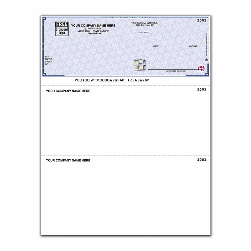 High Security Laser Top Multipurpose check
